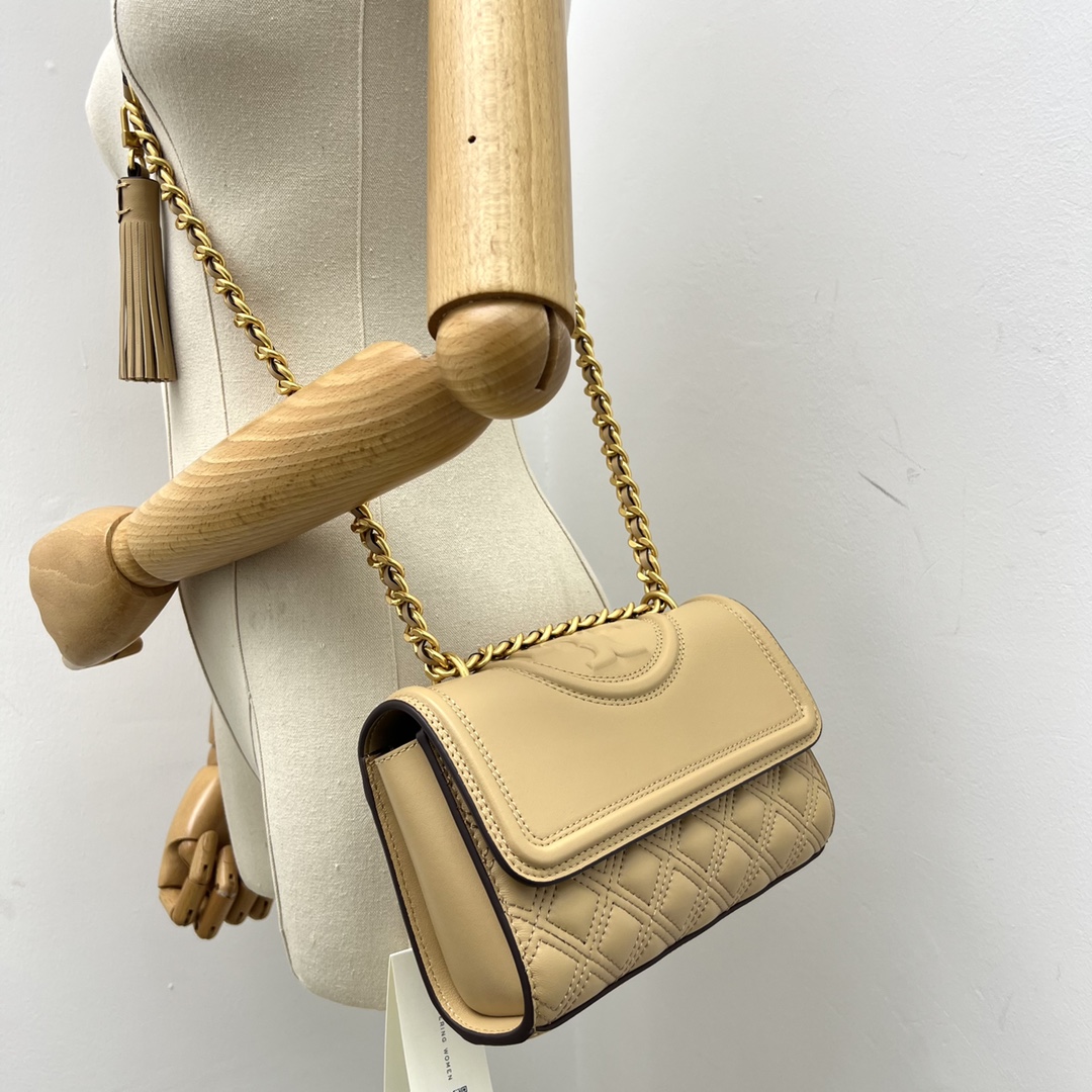 Tory Burch ~FLEMING 75576小号羊皮斜挎包