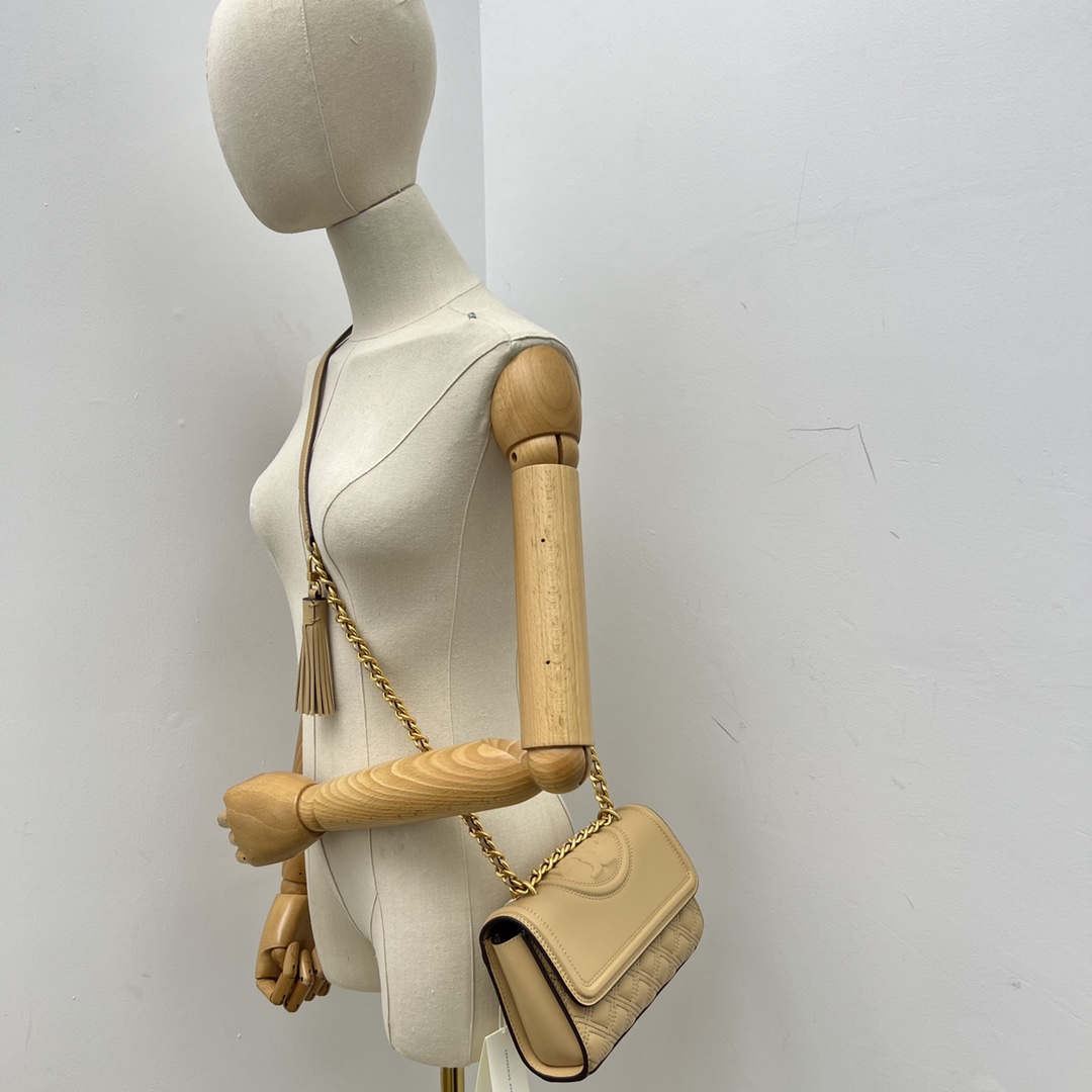 Tory Burch ~FLEMING 75576小号羊皮斜挎包