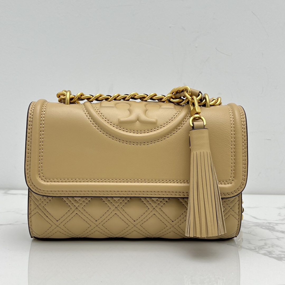 Tory Burch ~FLEMING 75576小号羊皮斜挎包