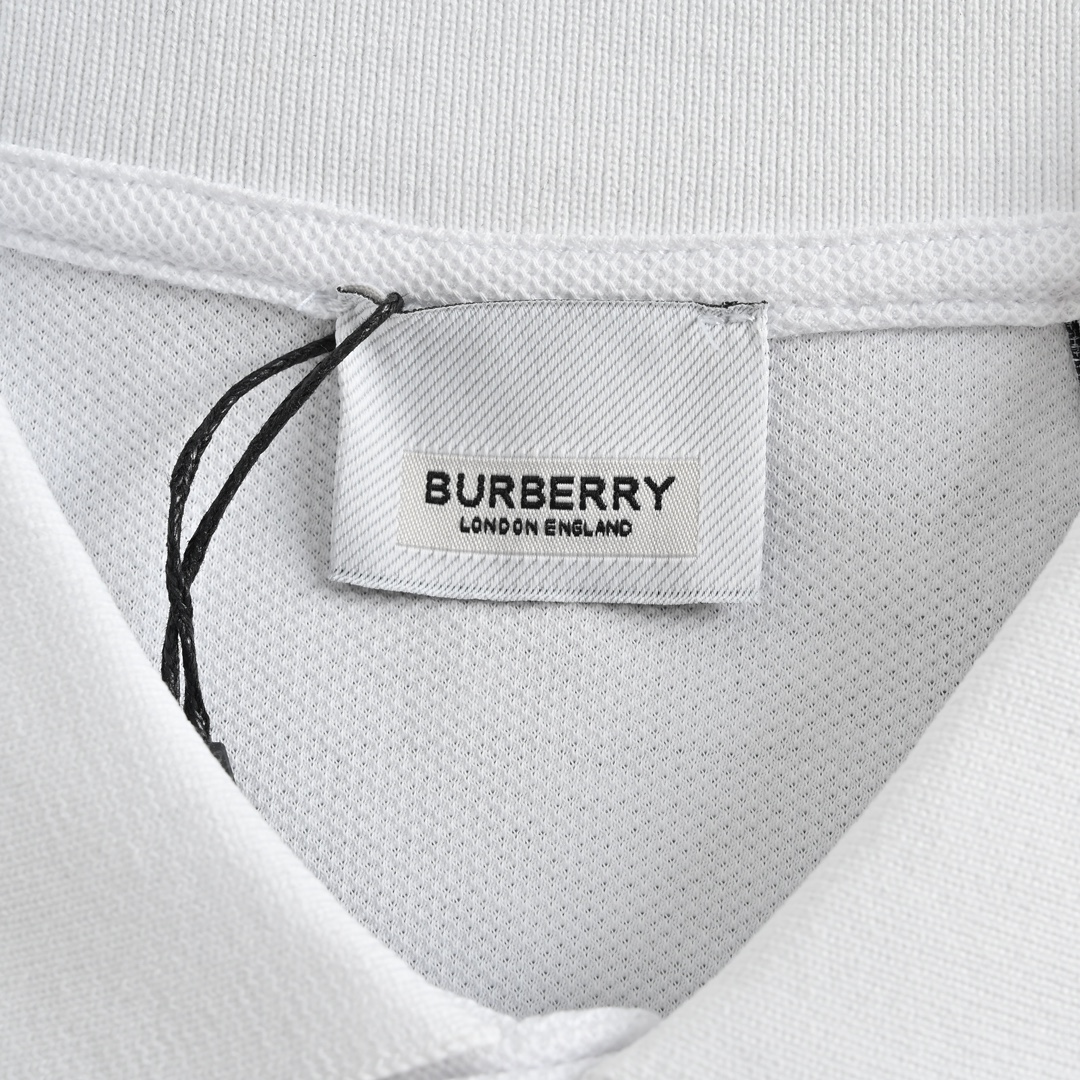 Burberry/巴宝莉 23ss 刺绣圆圈字母Polo短袖