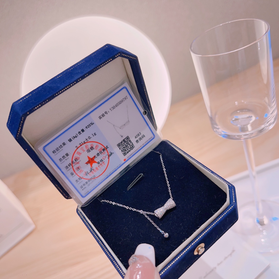 Hypoallergenic Silver Necklace French Engagement Gold