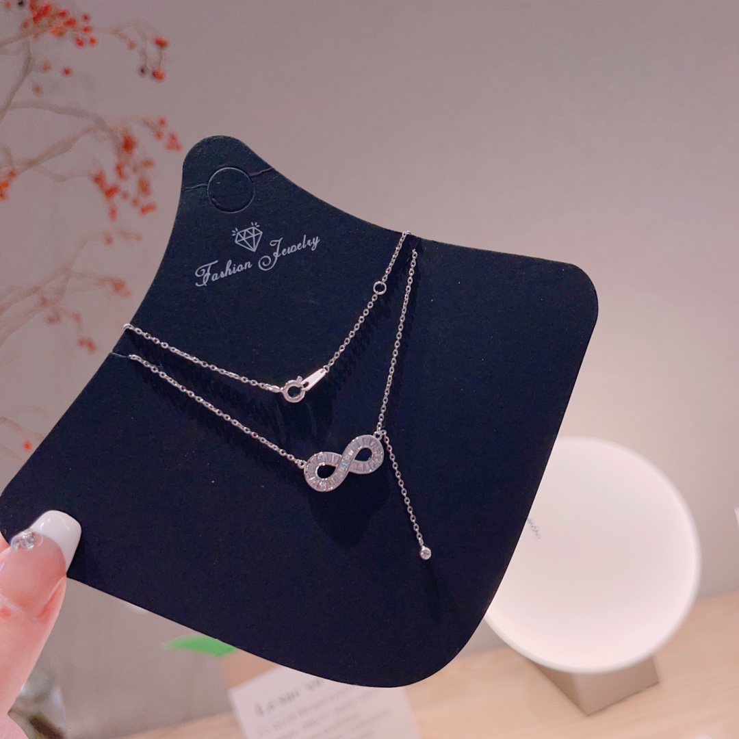 エレガント純銀ネックレスシルバー 先生の日