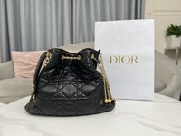 Cheap Replica
 Dior Bags Handbags Black Sheepskin Summer Collection Chains