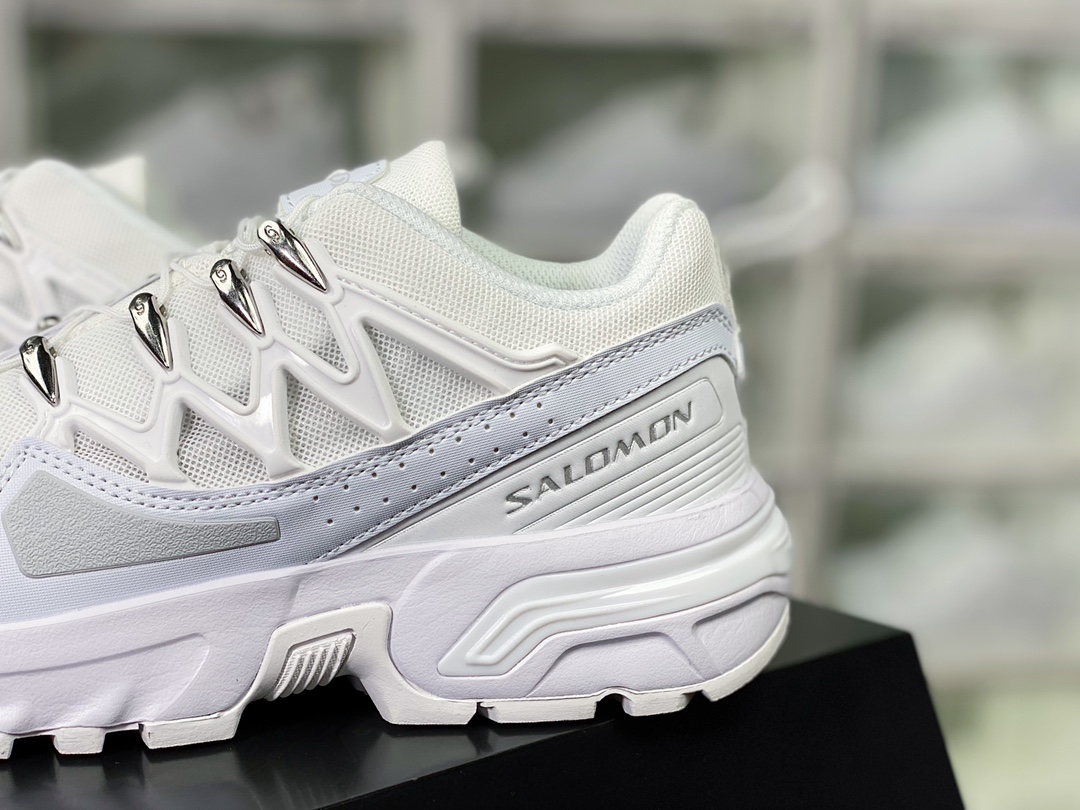 280  Salomon ACS+OG”All White”先行OG系列低帮运动鞋“网布全白”472367