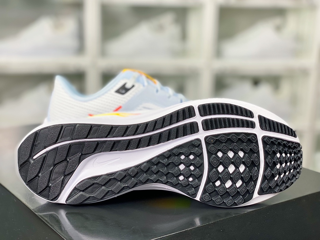 200 Wmns Air Zoom Pegasus 40 Wide”White Laser Orange”40 慢跑鞋“网织白浅灰橘黄渐变钩子”DV3854-102