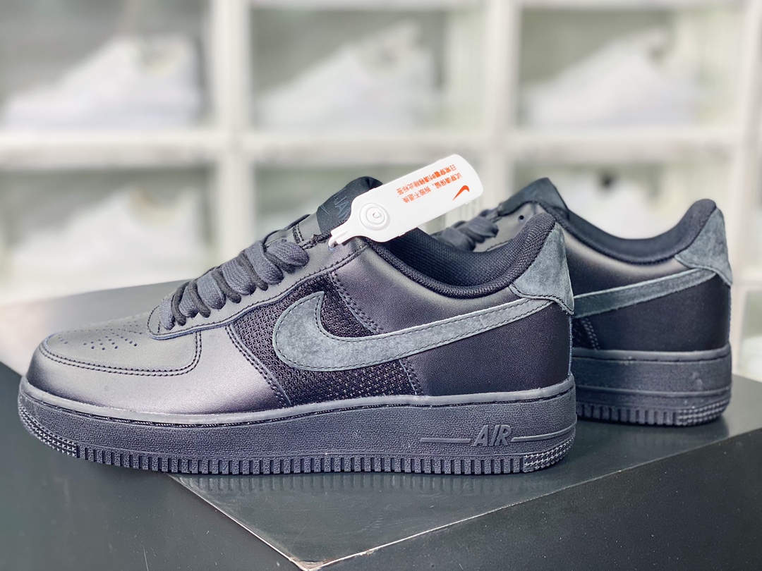 Air Force 1'07 Low”85 Double Swoosh/Grey/Beige/Black/Bear” Air Force One Sneakers ”Leather Gray Black” DX5590-001