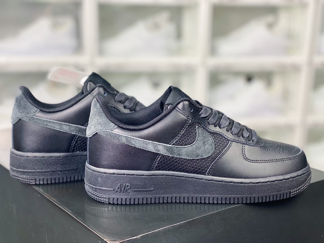 Air Force 1'07 Low”85 Double Swoosh/Grey/Beige/Black/Bear” Air Force One Sneakers ”Leather Gray Black” DX5590-001