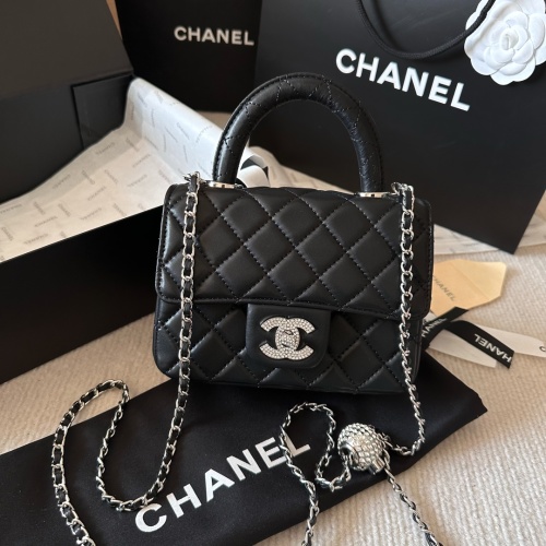 Chanel Coco Handle Seltzburg Black Caviar Leather Top Handle Flap Bag 1 Chanel Coco Handle Seltzburg Black Caviar Leather Top Handle Flap Bag