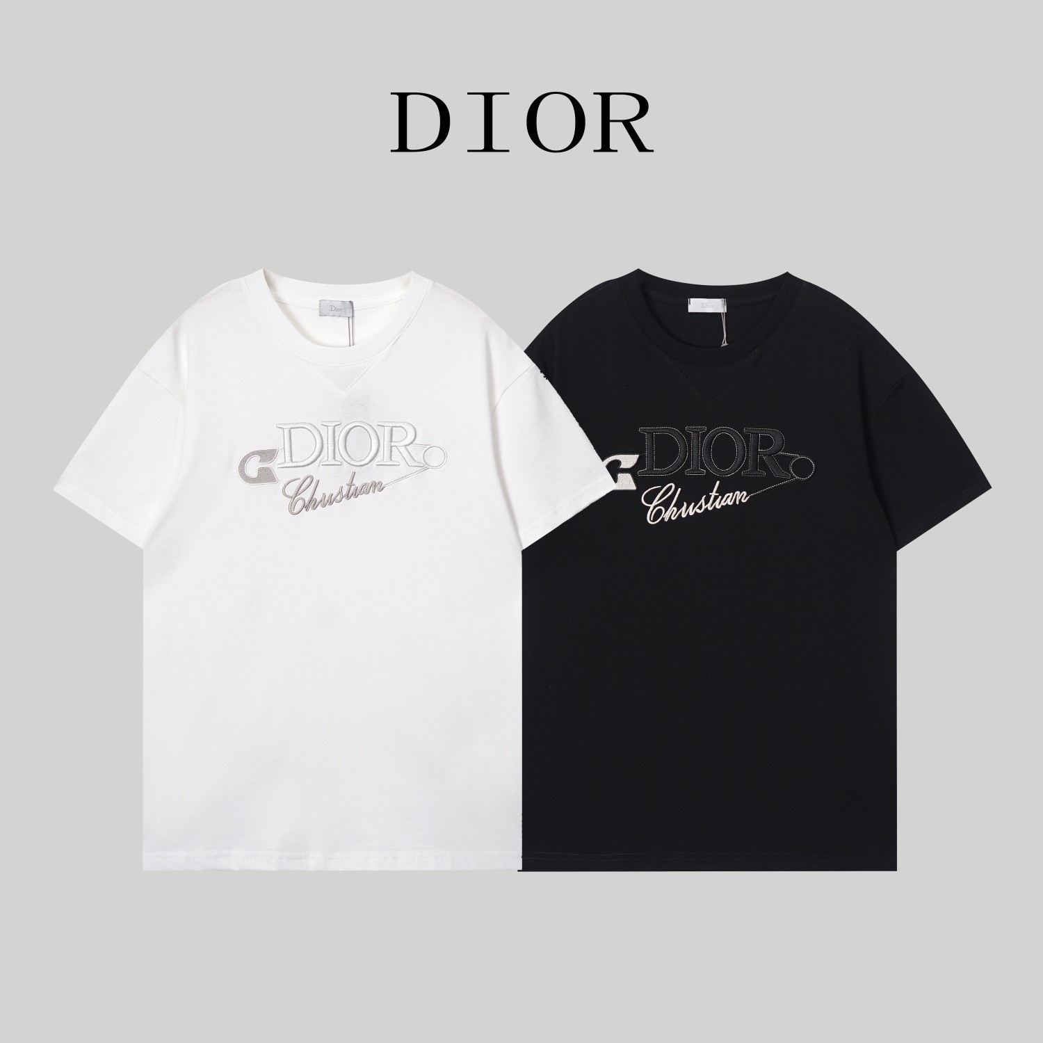 G1018 nueva camiseta de verano 2023 de hilo doble de alta calidad #DIOR * Dijia, confeccionada con 270 gramos de tela d…