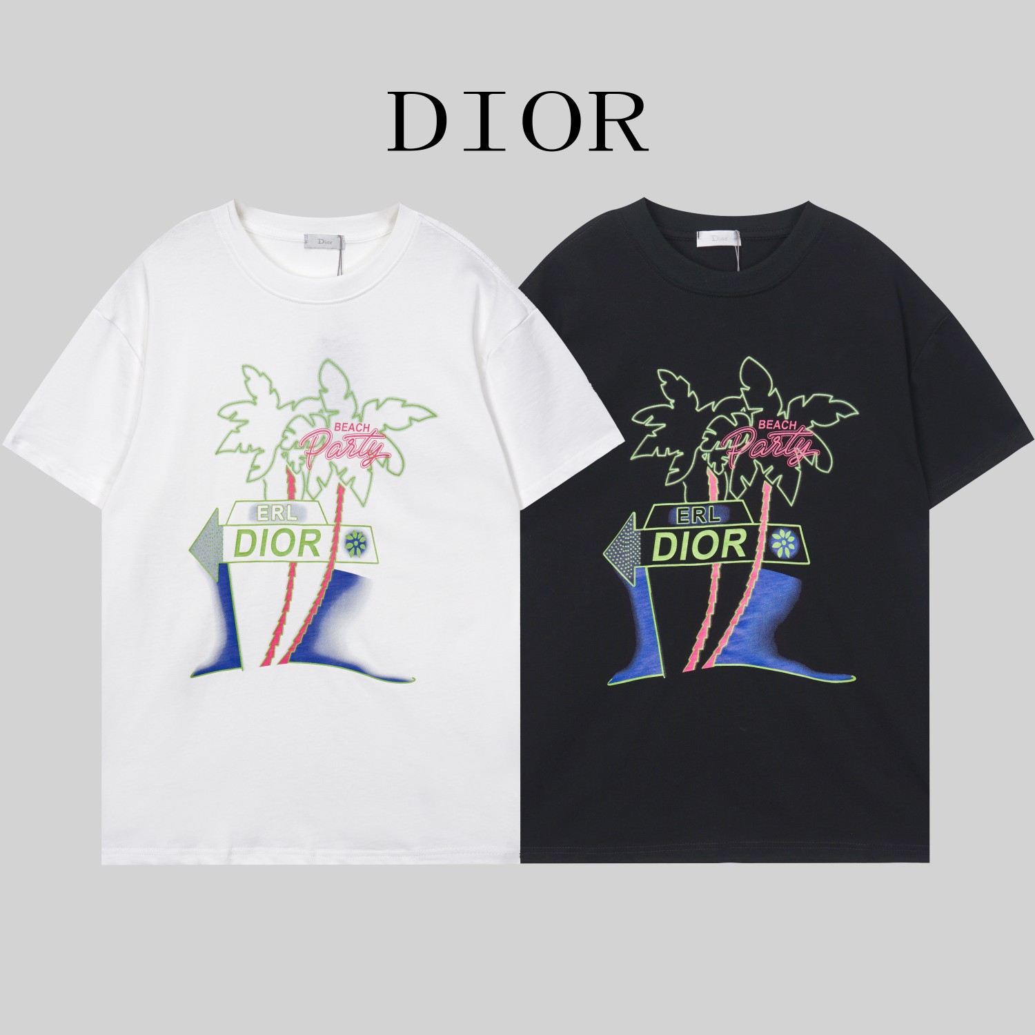 G1019 Hilo doble de alta calidad # DIOR* Dijia 2023 nueva camiseta de verano, confeccionada con 270 gramos de…