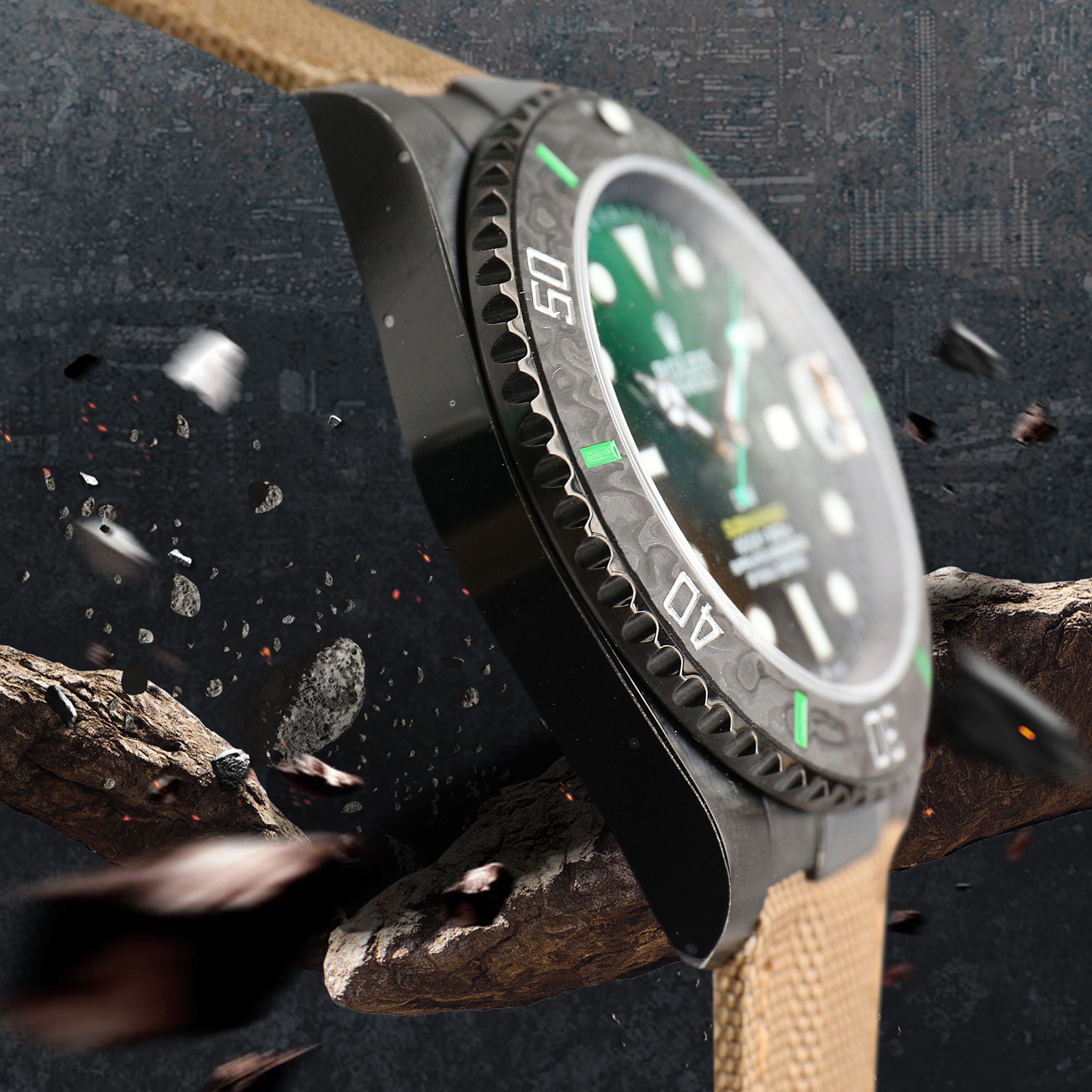 BLACK新製品発売ロレックスBLACK公式カスタム版