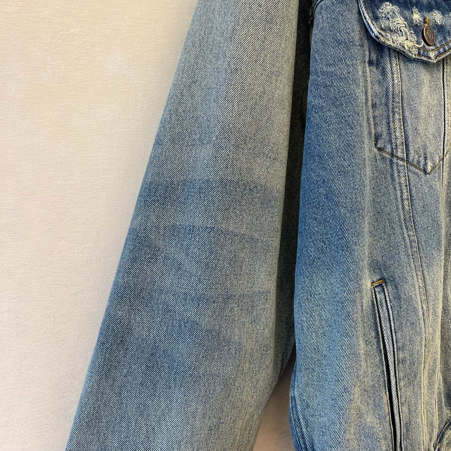 Balenciaga Embroidered Denim Jacket - Distressed Patched Oversize Fit 9 a1683795750380 6741
