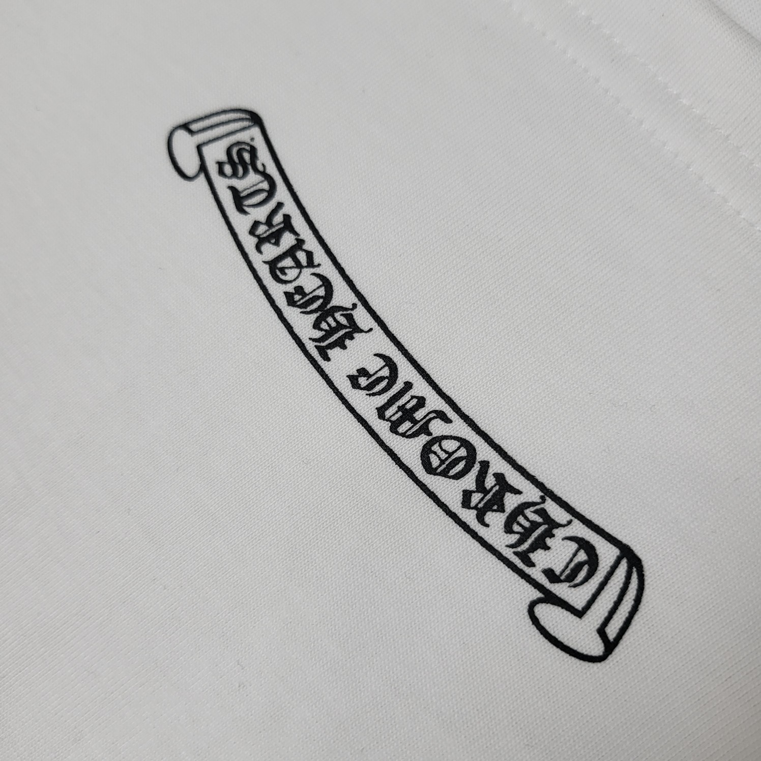 크롬하츠 크로스 프린트 남성 반팔 티셔츠 상세 이미지 6