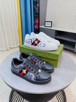 Ex-factory price [Gucci] Gucci men’s latest white shoe series casual shoes! The official website is 