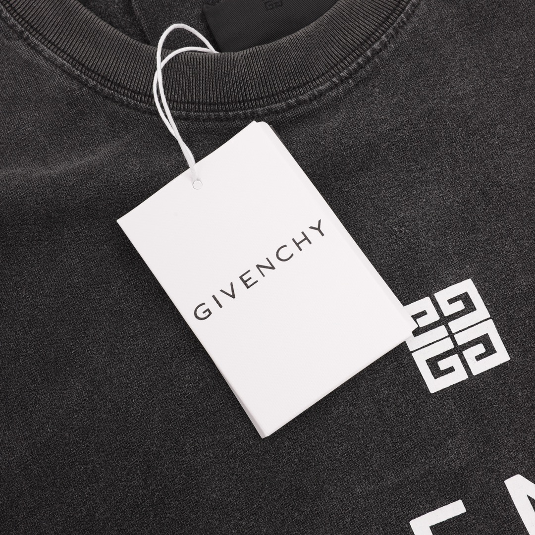 Givenchy/纪梵希 水洗字母印花logo短袖T恤