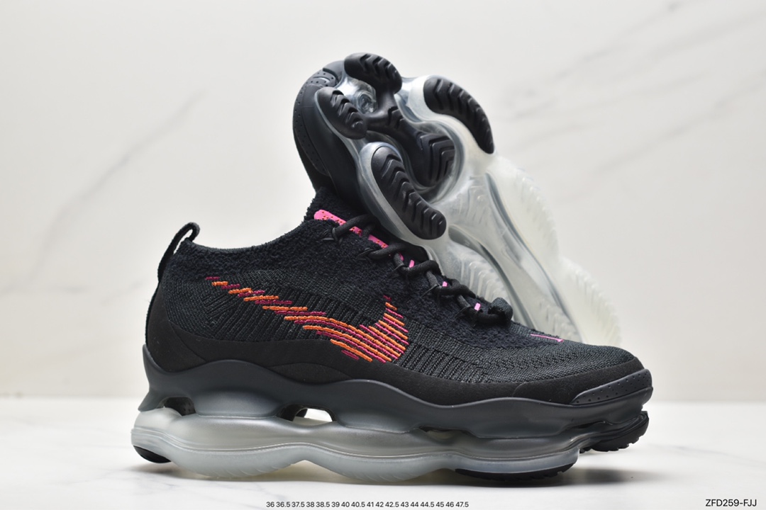 270 耐克Nike Air Max Scorpion Flyknit”Phantom/Black/Light Cream”慢跑鞋 DZ0799-001