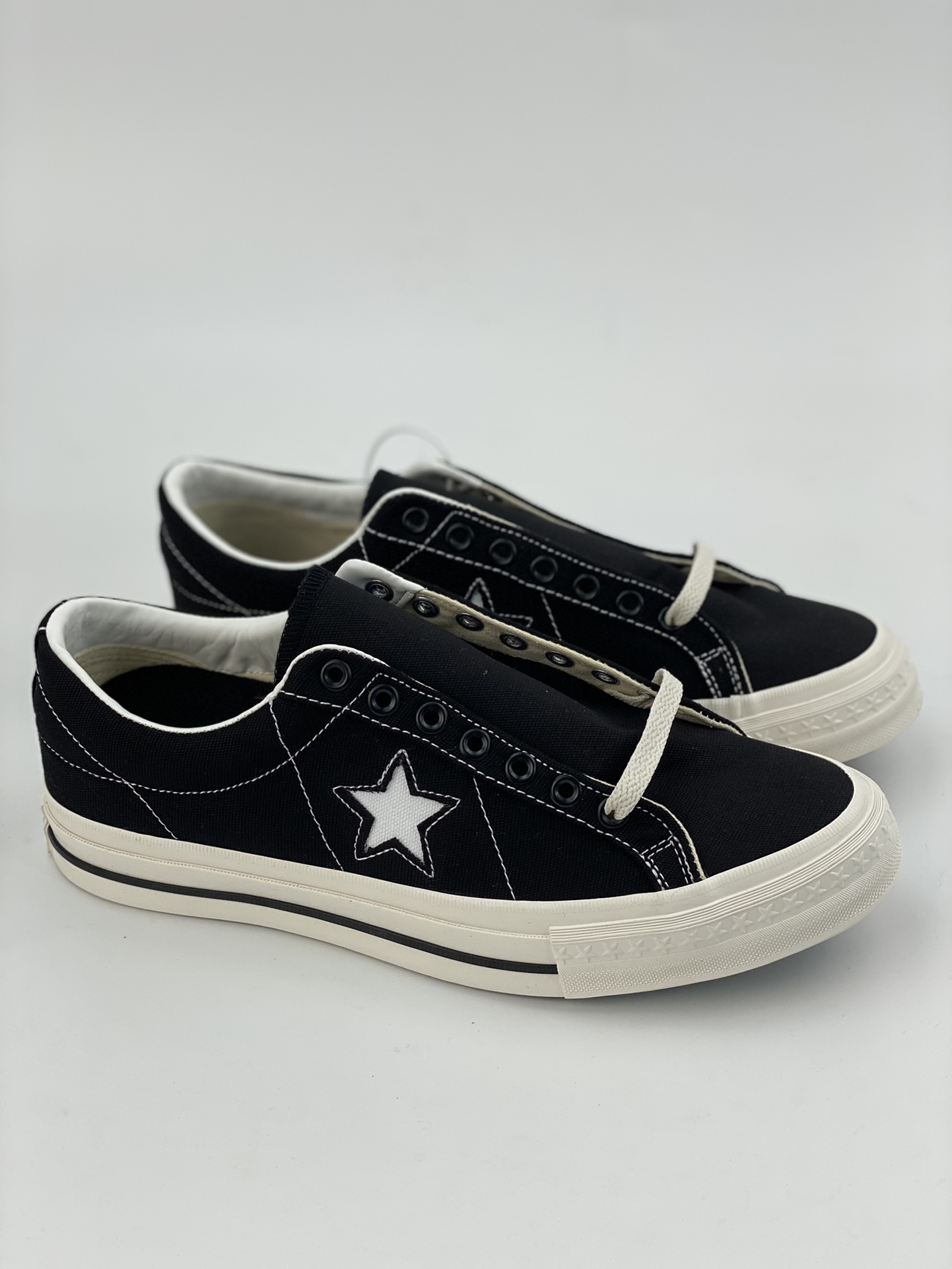 TIMELINE CONVERSE ONE STAR J VTG CANVAS Japanese retro classic 23SS black canvas shoes