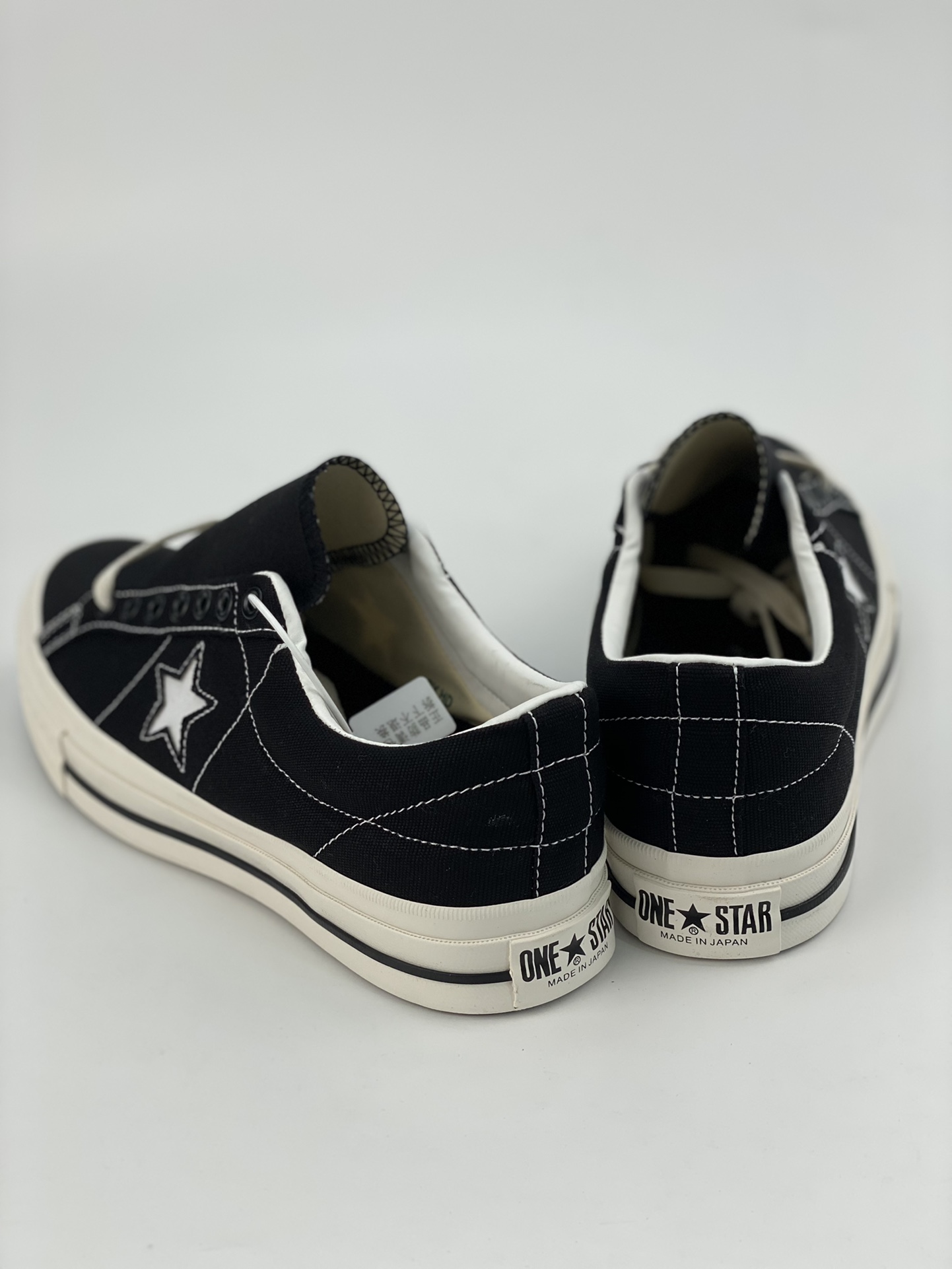 TIMELINE CONVERSE ONE STAR J VTG CANVAS Japanese retro classic 23SS black canvas shoes