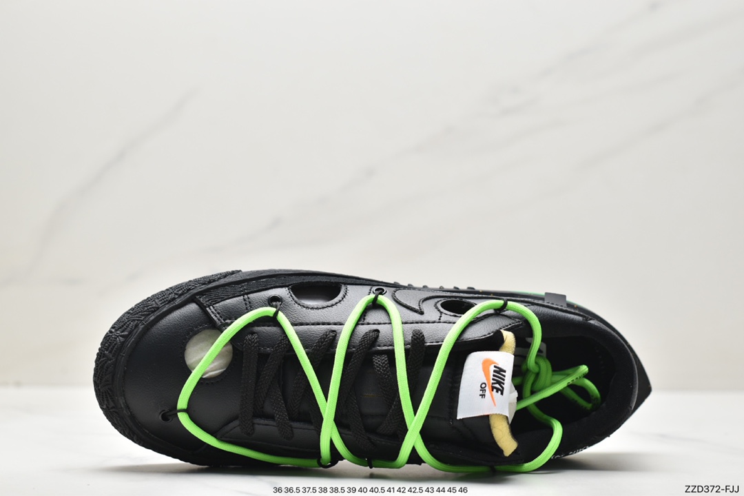 250 Off-White x Nike Blazer Low”White/University Red”开拓者 DH7863-100
