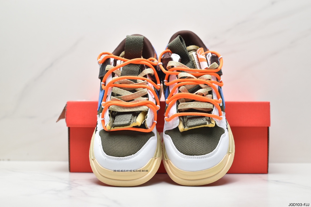 180 Off-White x Futura x Nike SB DunkPine Green OW扣篮系列低帮经典百搭休闲运动板鞋 DV0821-200