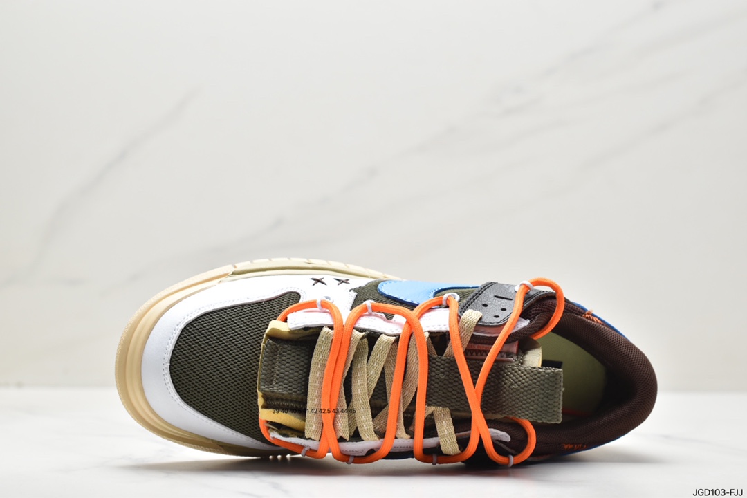 180 Off-White x Futura x Nike SB DunkPine Green OW扣篮系列低帮经典百搭休闲运动板鞋 DV0821-200