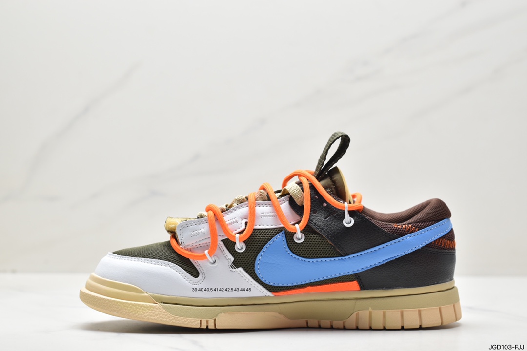 180 Off-White x Futura x Nike SB DunkPine Green OW扣篮系列低帮经典百搭休闲运动板鞋 DV0821-200