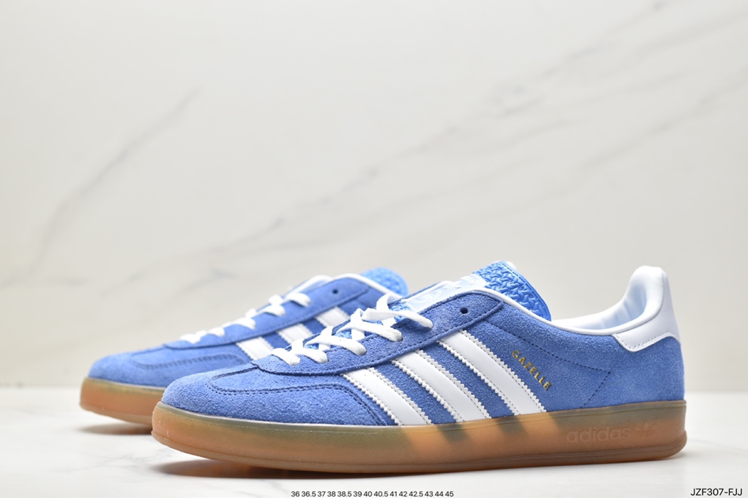 Adidas Originals Gazelle Indoor HQ8716 clover retro casual non-slip wear-resistant low-top sneakers