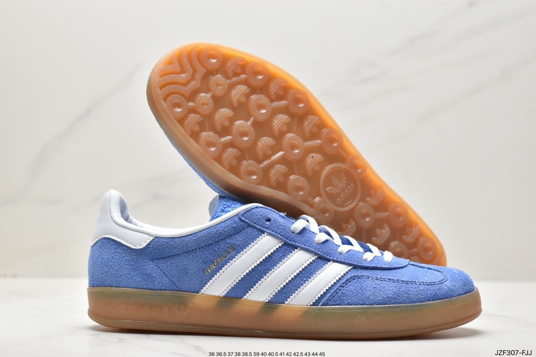 Adidas Originals Gazelle Indoor HQ8716 clover retro casual non-slip wear-resistant low-top sneakers