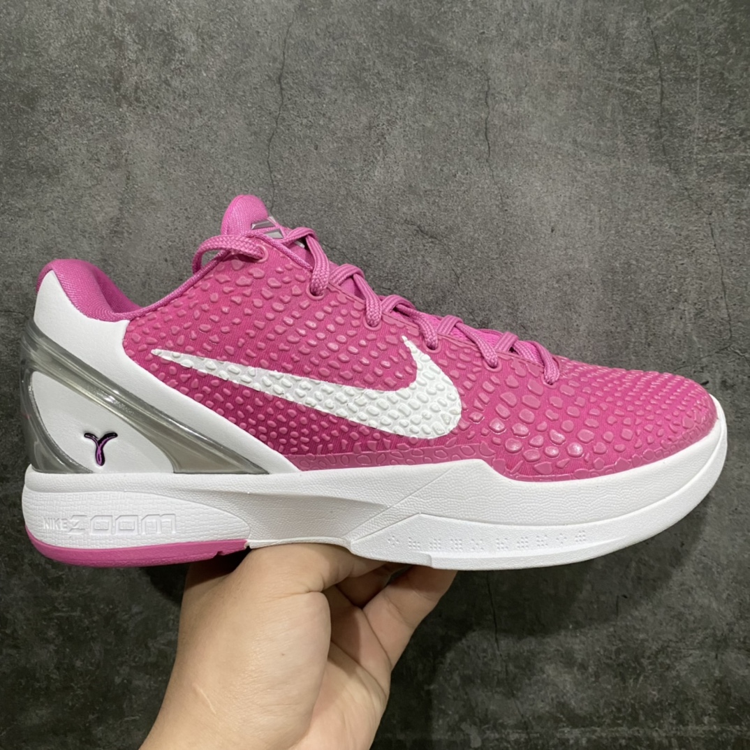 s2纯原版 顶级产品nNike Zoom Kobe 6 Think Pinkzk6科比6元年 粉乳腺癌 蛇粉 429659-601 尺码：40-48.5 偏小0.5-1码⚠️-莆田鞋批发中心