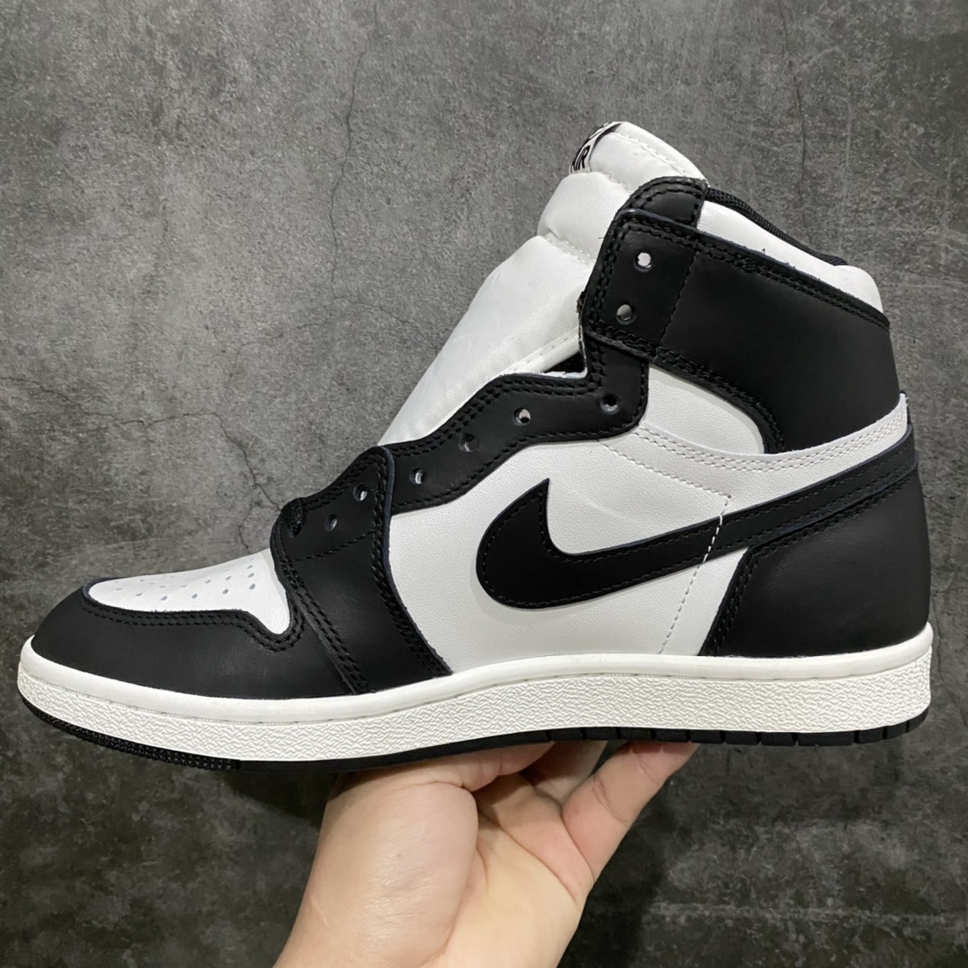 图片[2]-LJR版Air Jordan 1 High 85 Black WhitenAJ1 高帮复古黑白熊猫 货号：BQ4422-400n目前市场最好的货 没有之一  尺码40.5-47.5-莆田鞋批发中心