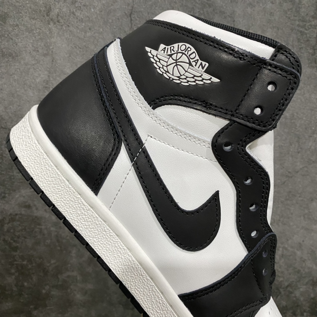 图片[6]-LJR版Air Jordan 1 High 85 Black WhitenAJ1 高帮复古黑白熊猫 货号：BQ4422-400n目前市场最好的货 没有之一  尺码40.5-47.5-莆田鞋批发中心