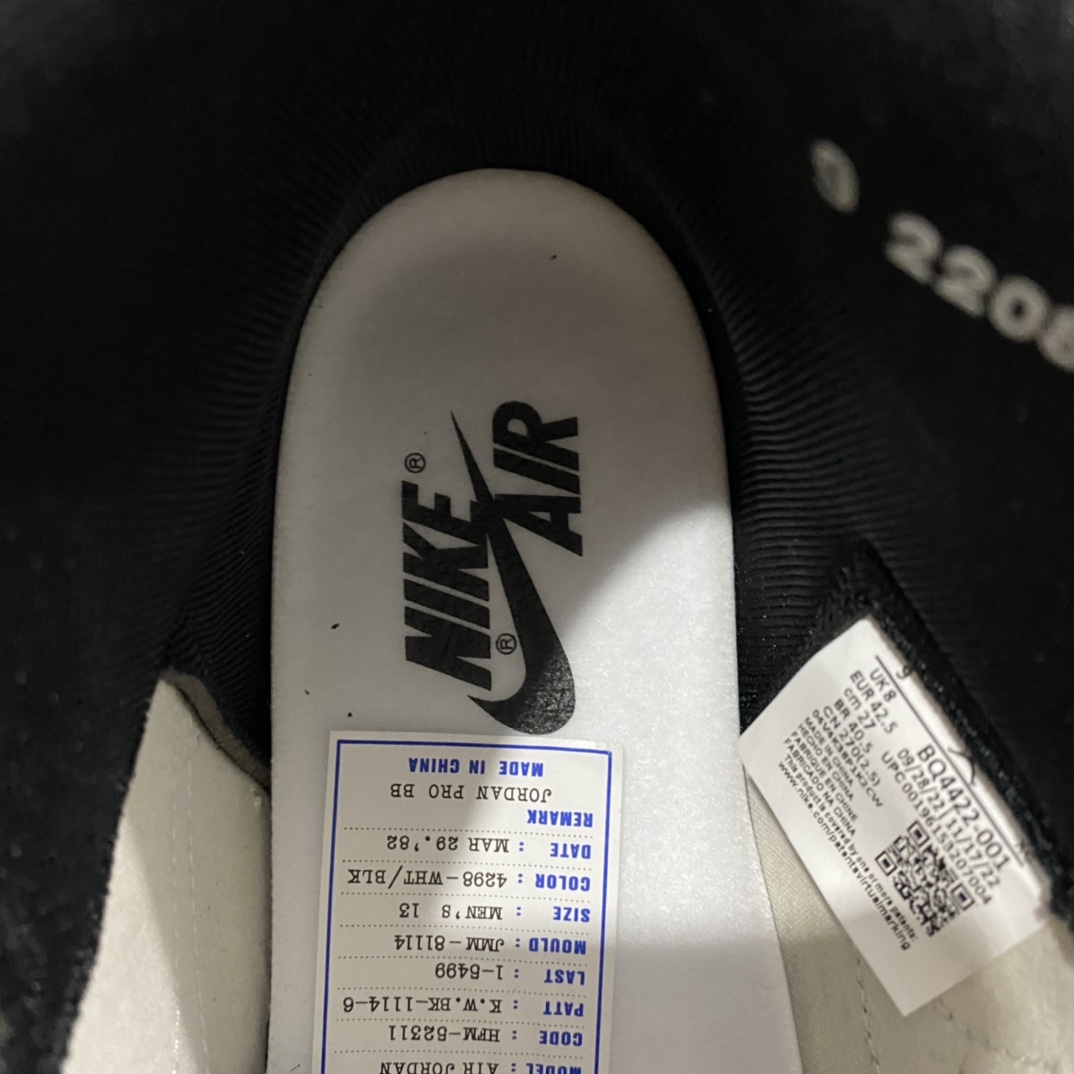 图片[7]-LJR版Air Jordan 1 High 85 Black WhitenAJ1 高帮复古黑白熊猫 货号：BQ4422-400n目前市场最好的货 没有之一  尺码40.5-47.5-莆田鞋批发中心