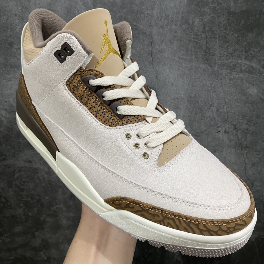 i8 version Air Jordan 3 Palomino AJ3 White Brown Mocha CT8532-102