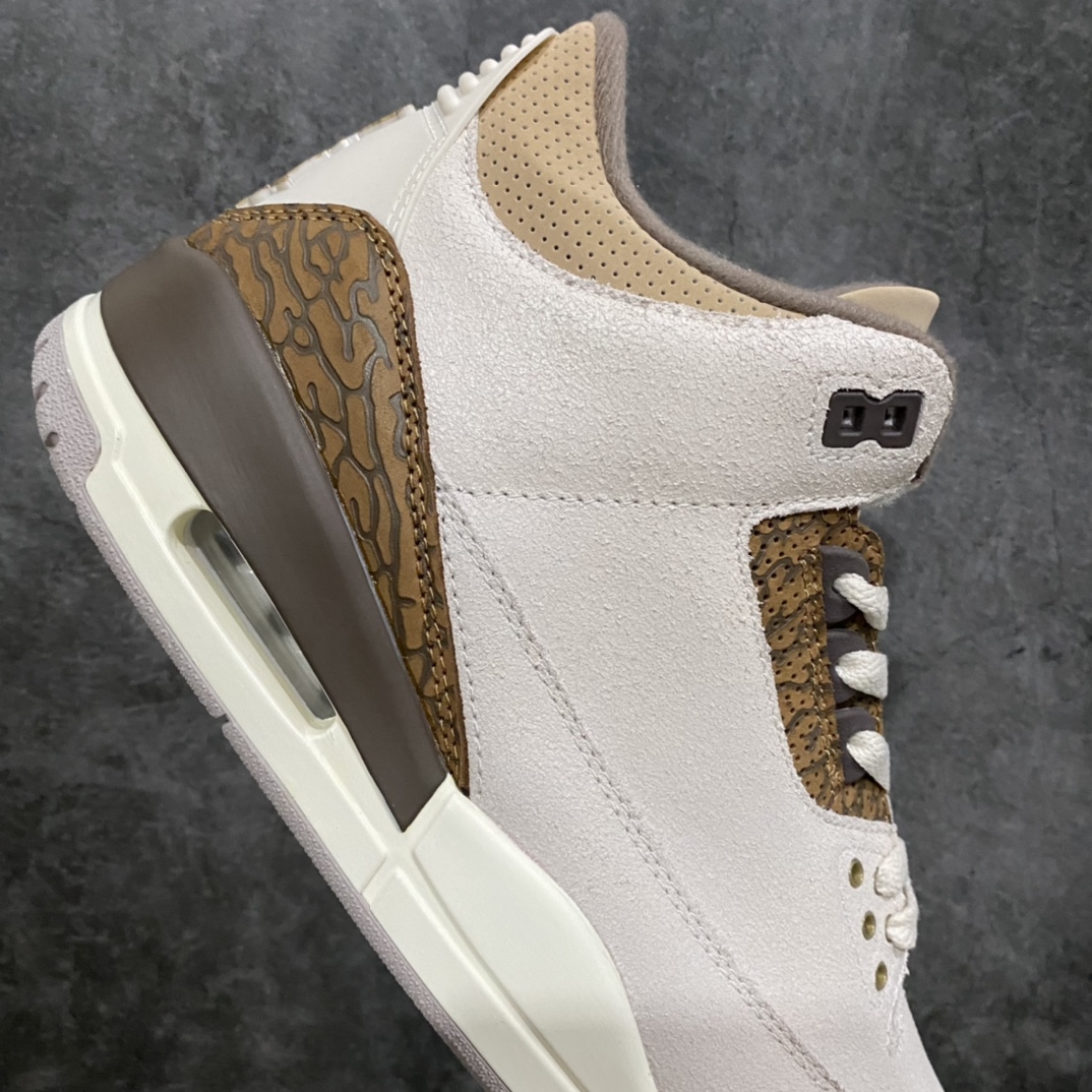 i8 version Air Jordan 3 Palomino AJ3 White Brown Mocha CT8532-102