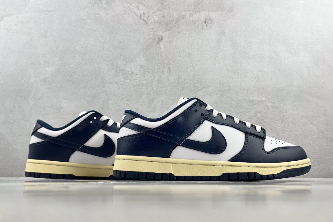 特价NikeDunkLow“MicinightNavyandWhite”海军蓝货号DD1503115尺码