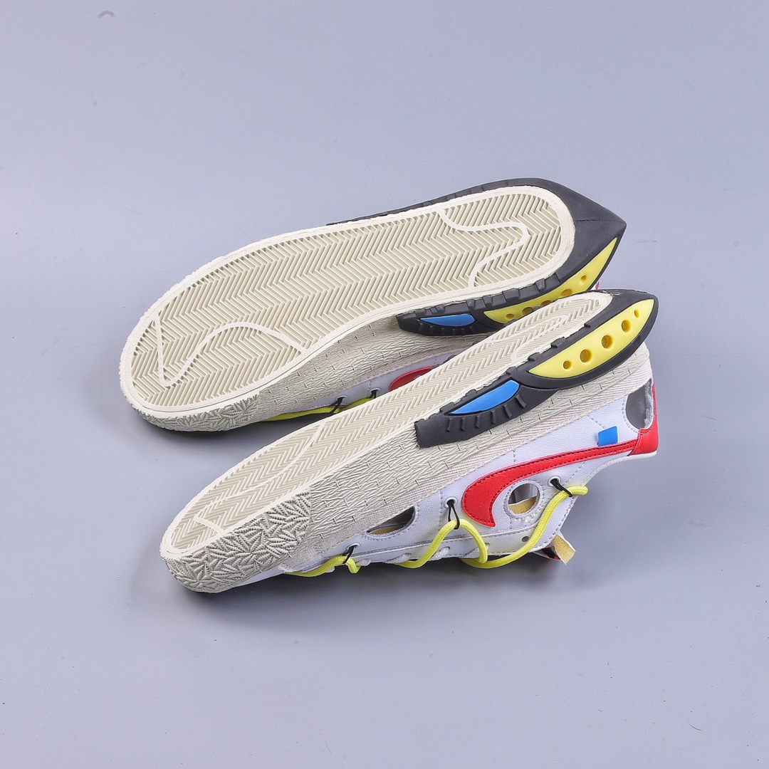 260 Off-White x Nike Blazer Low 开拓者异型解构系列低帮百搭休闲运动板鞋 DH7863-100