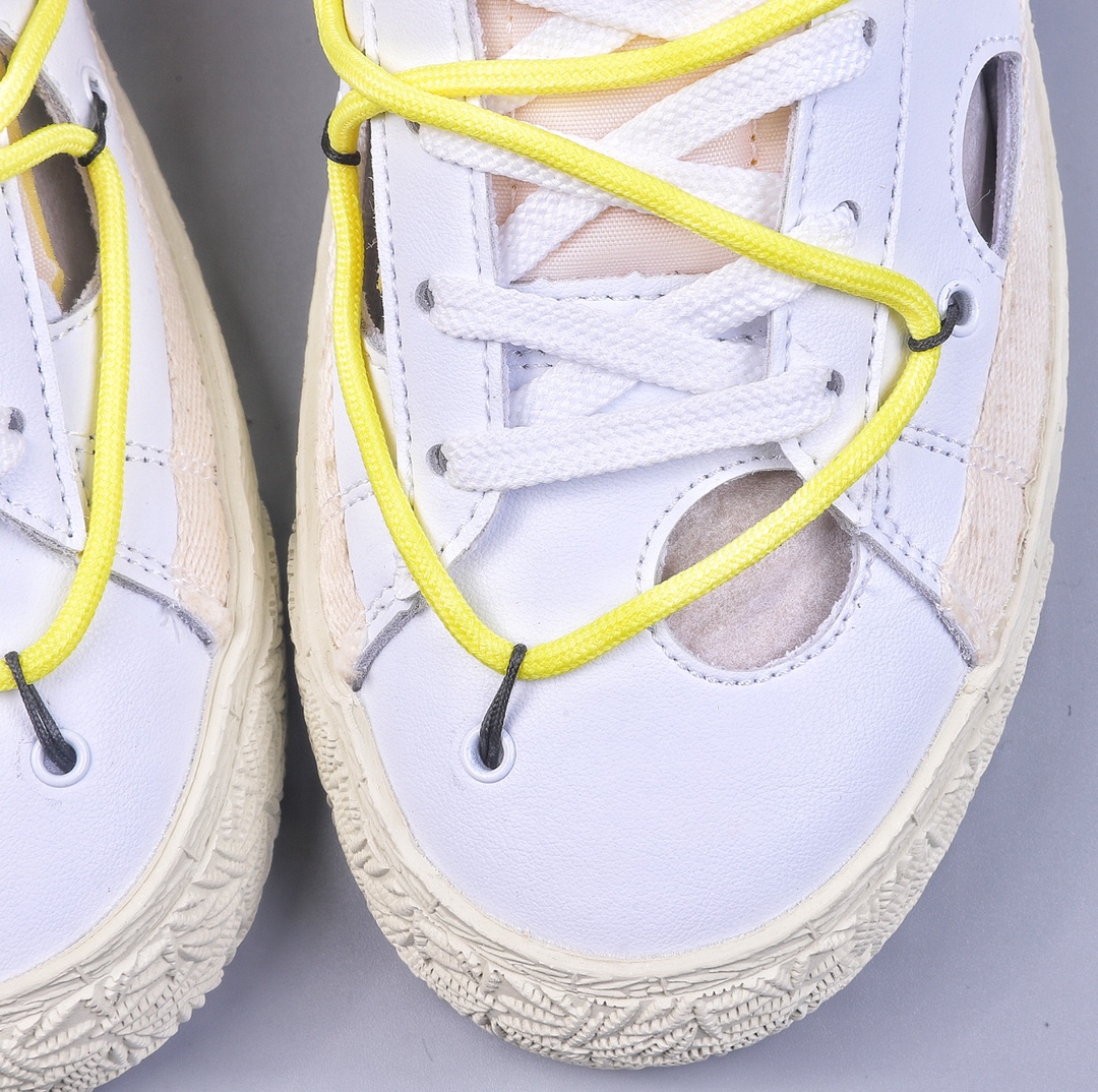 260 Off-White x Nike Blazer Low 开拓者异型解构系列低帮百搭休闲运动板鞋 DH7863-100