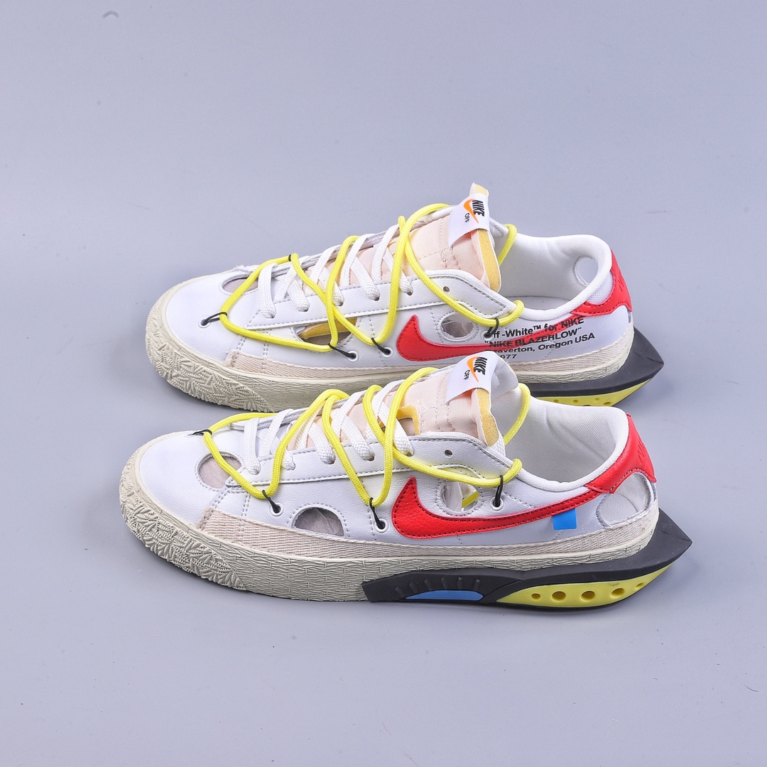 260 Off-White x Nike Blazer Low 开拓者异型解构系列低帮百搭休闲运动板鞋 DH7863-100