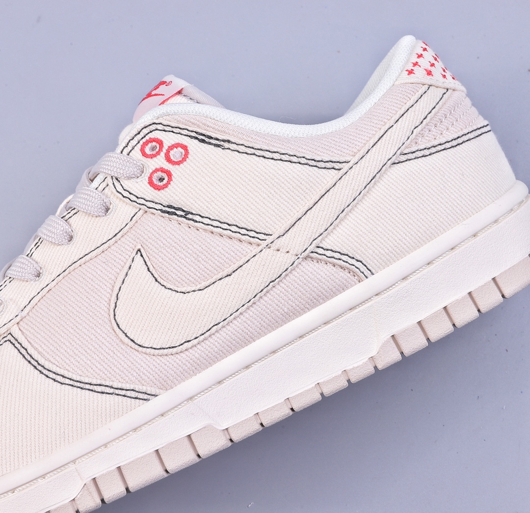 A Nike Dunk Low Bugs Bunny Beige Red DV0834-100