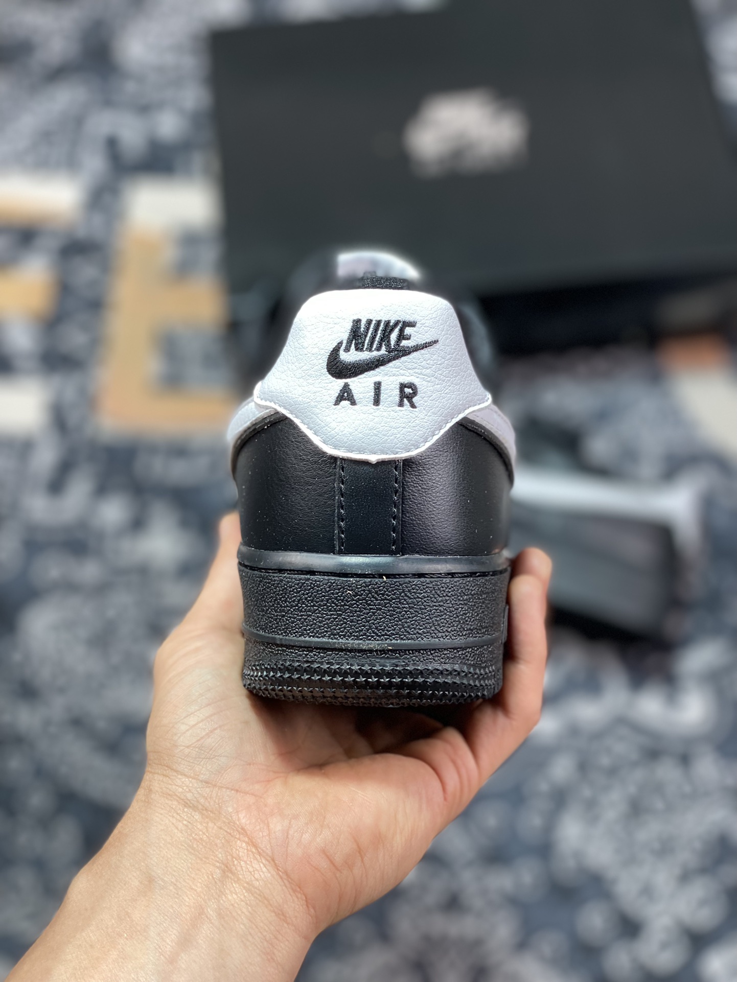 Nike Air Force 1 '07 Low QS ”Friday/Black/White” Air Force One series low-top sneakers ”Leather Black Five White” CQ0492-001