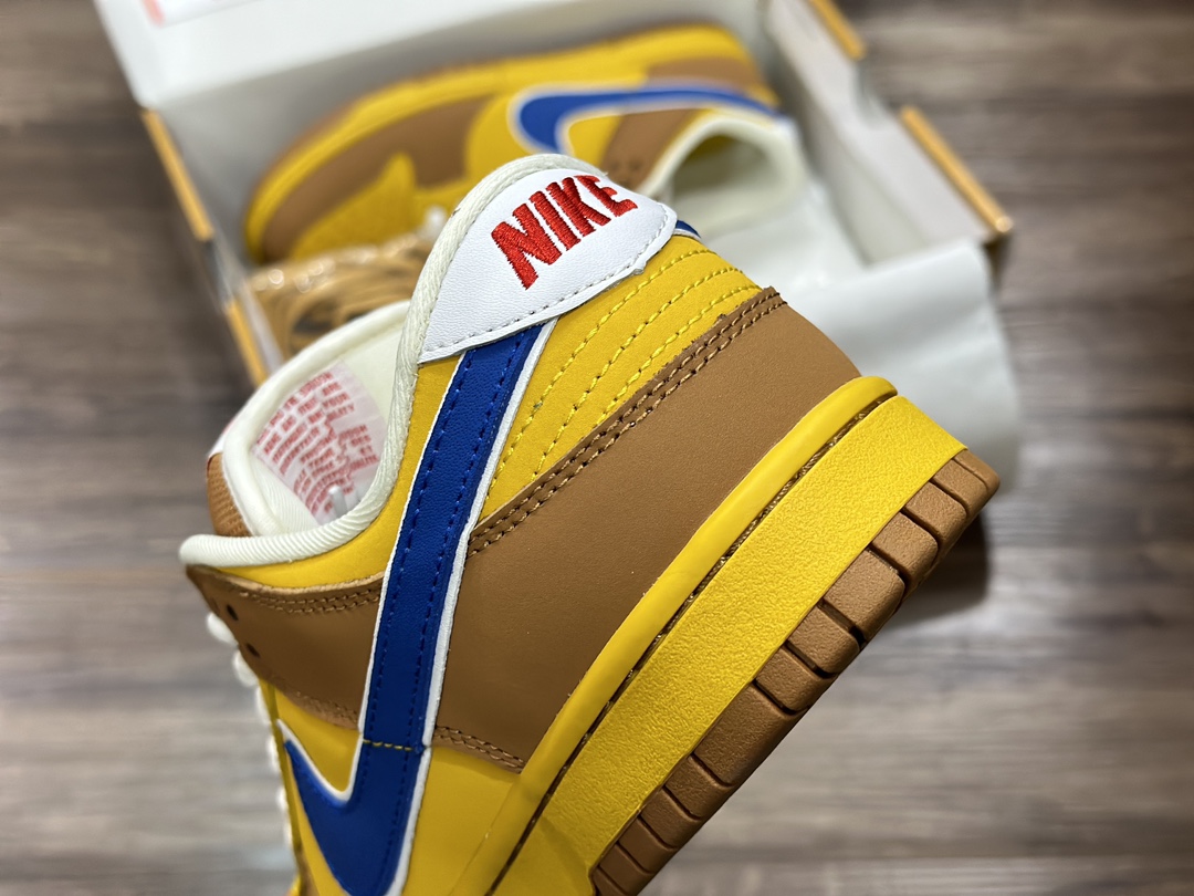 Nike Dunk Low ”Newcastle Brown Ale” TS upper foot same ”yellow beer” ultra limited color 313170-741