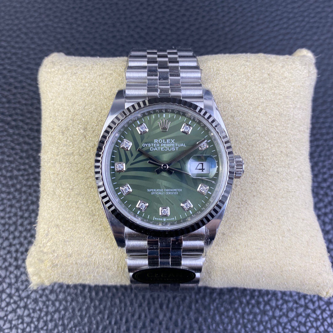 ROLEX 劳力士 劳力士日志绿枫叶面 -顶级品质