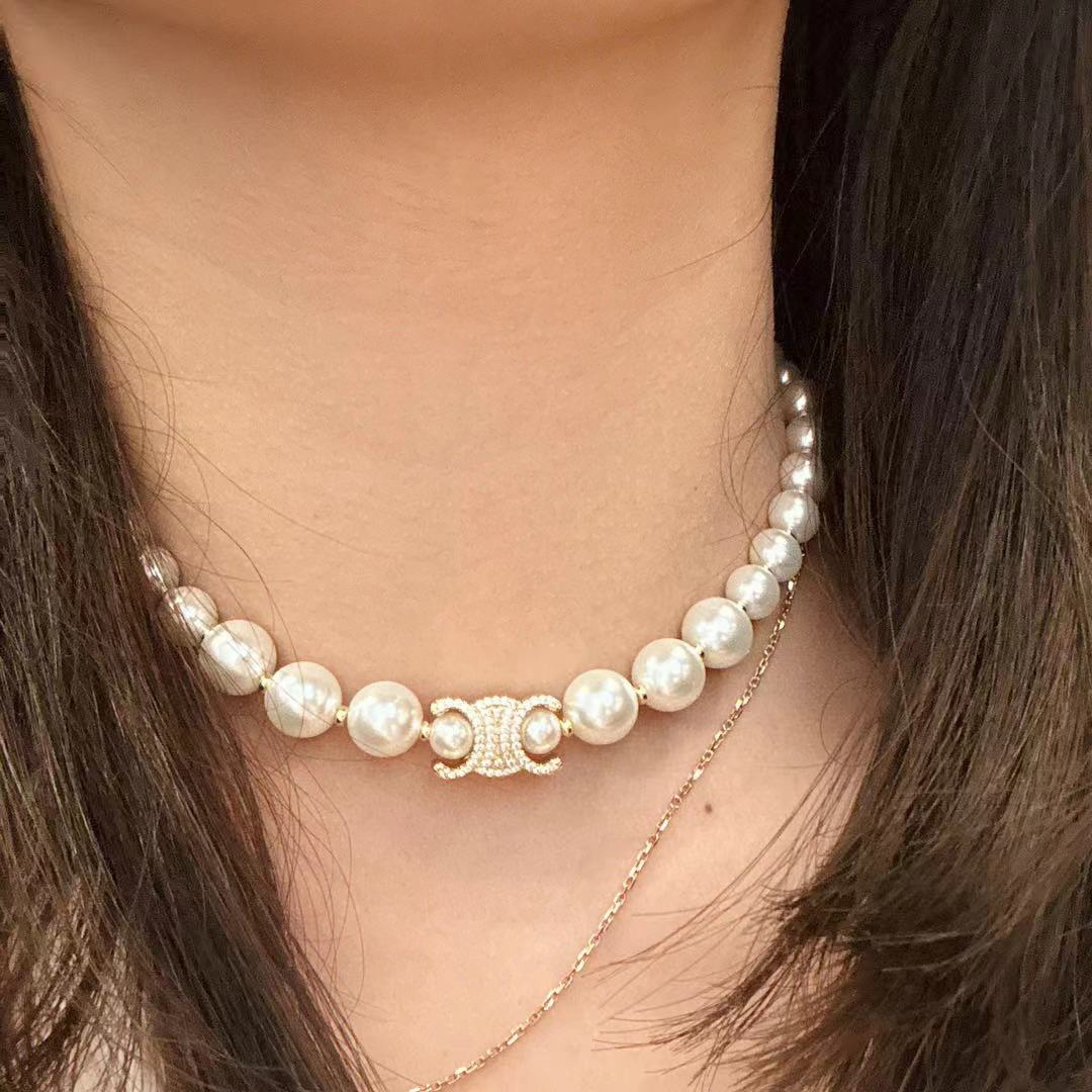 Celine New Necklace-- gold Size: Length 42+8cm 11 i1683787327 1674 4