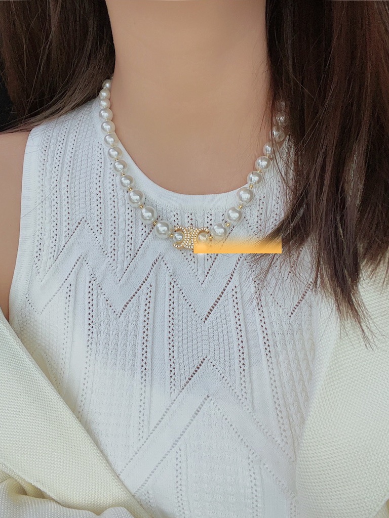 Celine New Necklace-- gold Size: Length 42+8cm 14 i1683787327 6729 3