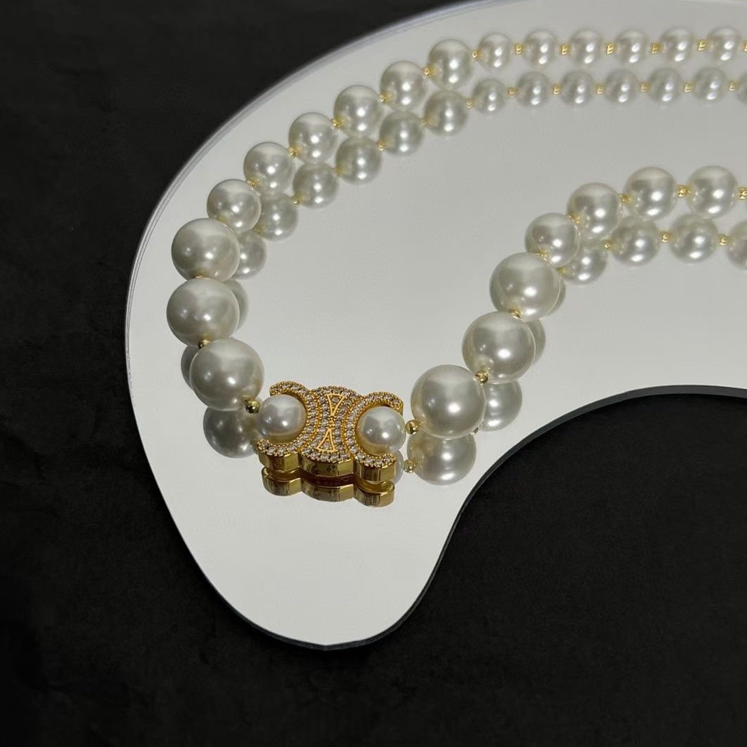 Celine New Necklace-- gold Size: Length 42+8cm 9 i1683787327 9079 1