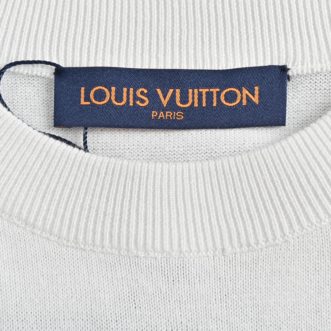 Louis Vuitton /路易威登 23ss 卡通提花针织短袖