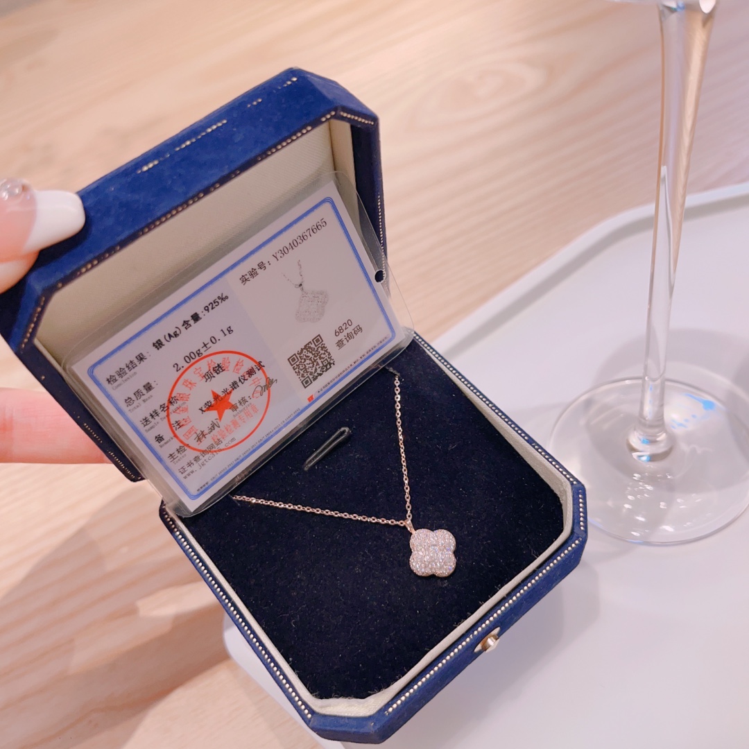 Nickel Free Silver Necklace French Gift for Her Gold