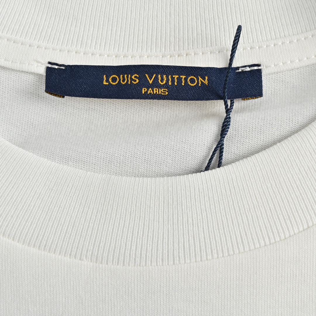 Louis Vuitton/路易威登 23ss 拼接口袋印花标识短袖