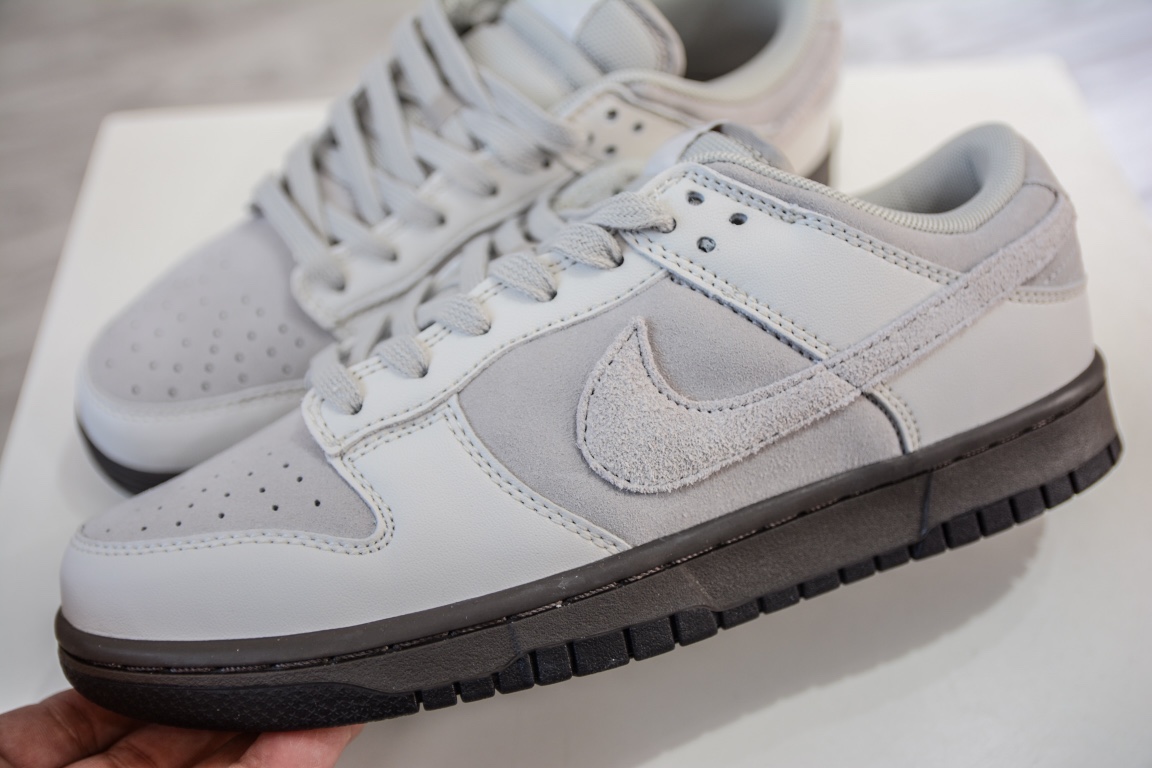 E Value for money Nike Dunk Low ”Ironstone” Iron Ore SB low-top sports casual sneakers FD9746-001