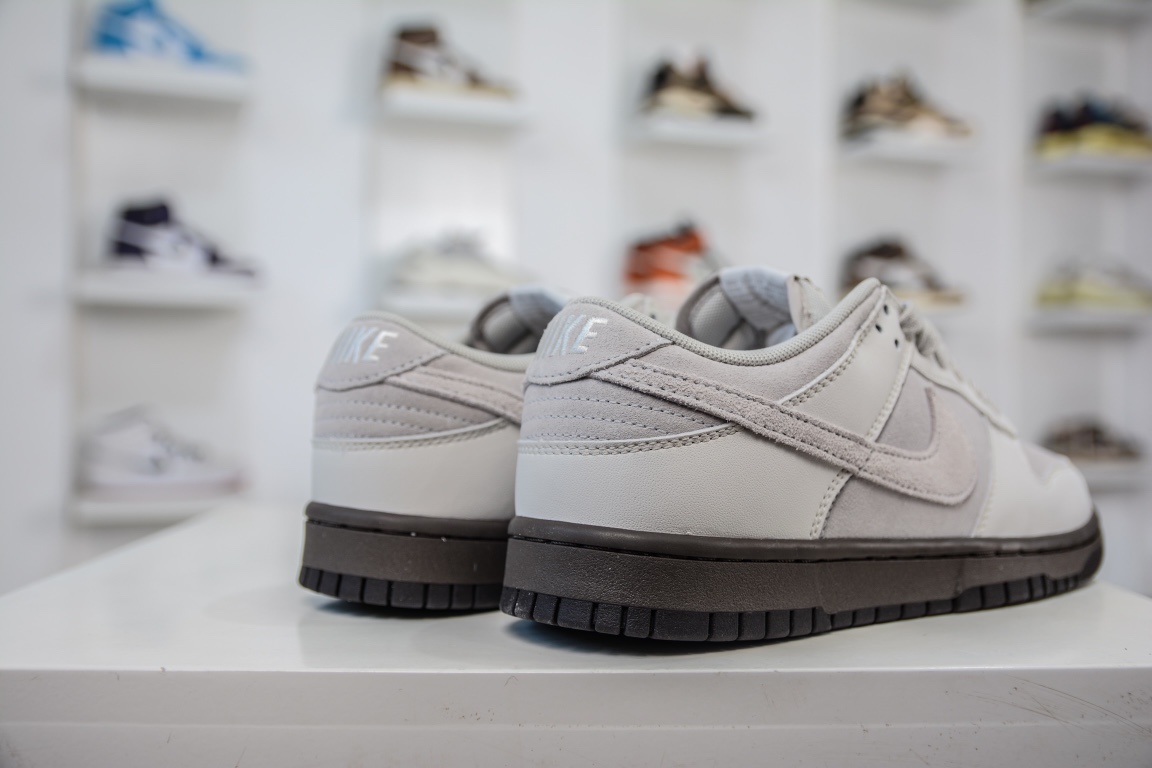 E Value for money Nike Dunk Low ”Ironstone” Iron Ore SB low-top sports casual sneakers FD9746-001